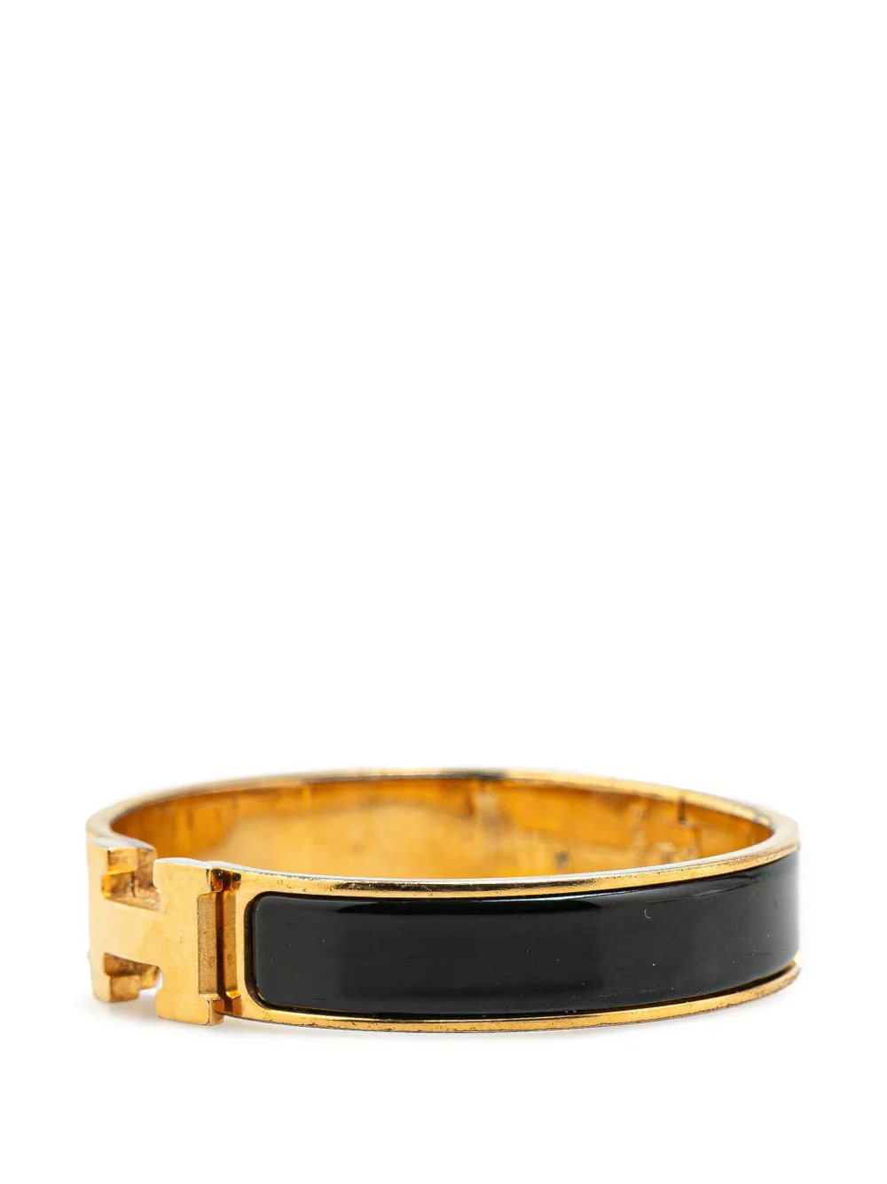 Hermès Pre-Owned 20th Century Narrow Enamel Clic Clac H Bracelet PM costume bracelet | Image 2
