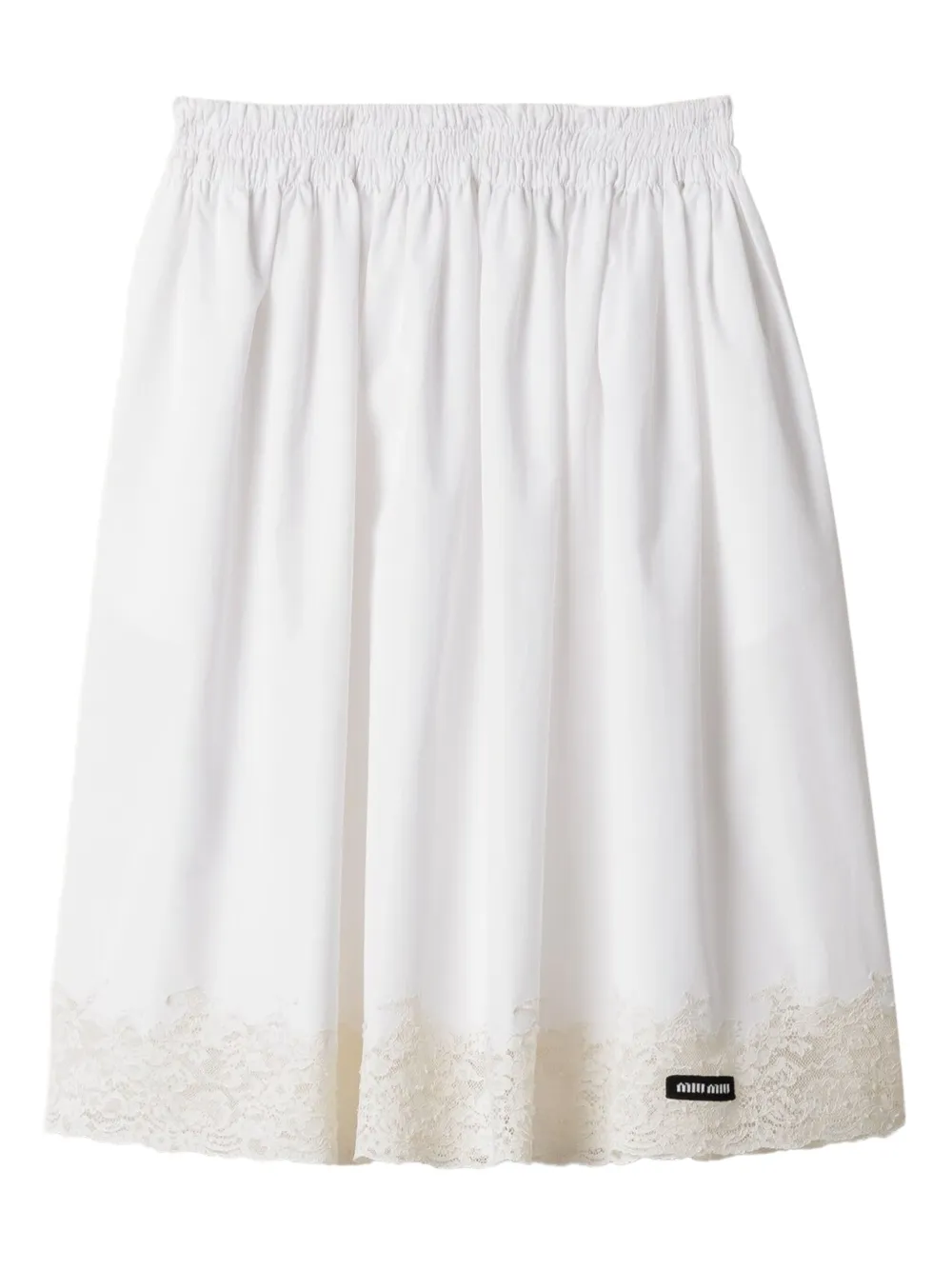 Miu Miu poplin skirt | White | Image 1