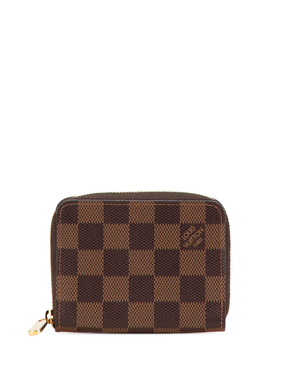 Louis Vuitton Pre-Owned 2020 Damier Ebene Zippy Purse coin pouch - Louis Vuitton Pre-Owned 2020 Damier Ebene Zippy Purse coin pouch -