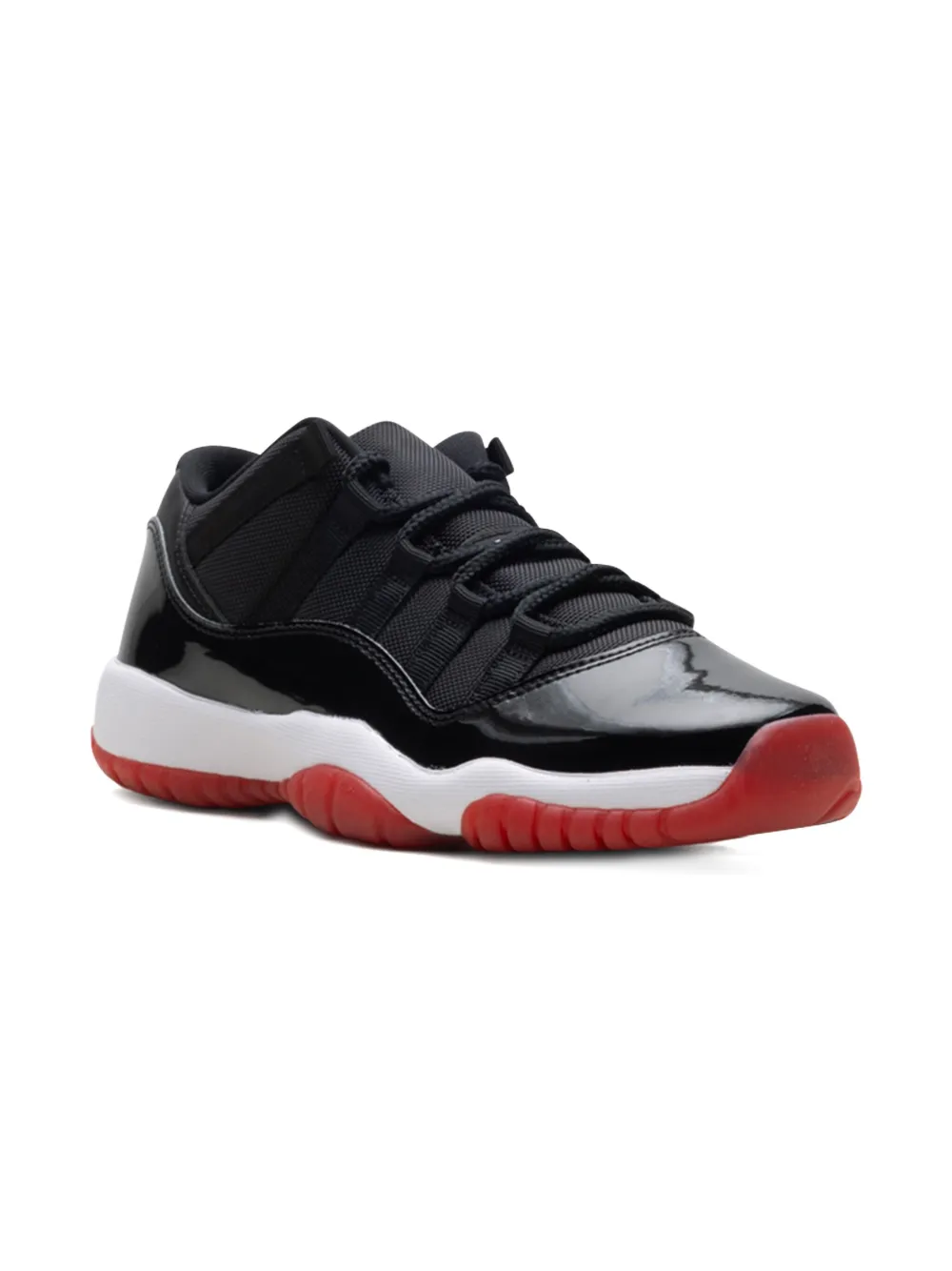 Jordan Kids Air Jordan 11 Retro Low Bred GS "Black White Varsity Red" sneakers Zwart