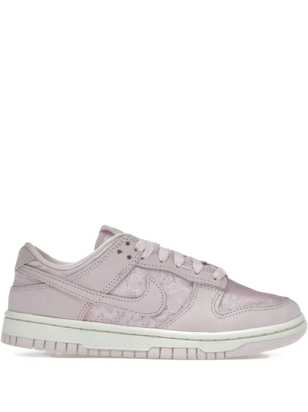 Dunk Low floral-lace sneakers