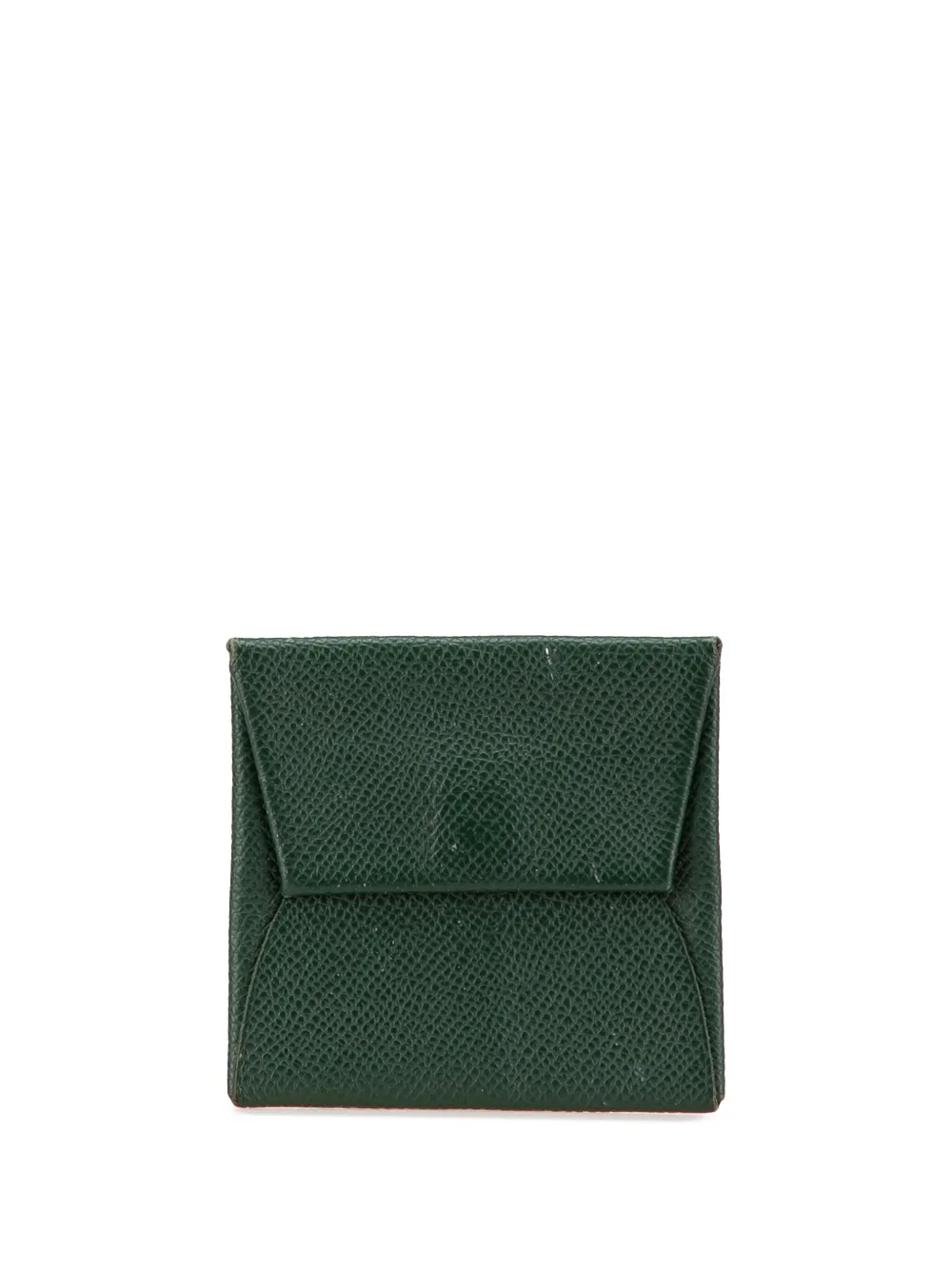Hermès Pre-Owned 2014 エプソン バスティア コインケース - グリーン Hermès Pre-Owned 2014 エプソン バスティア コインケース - グリーン