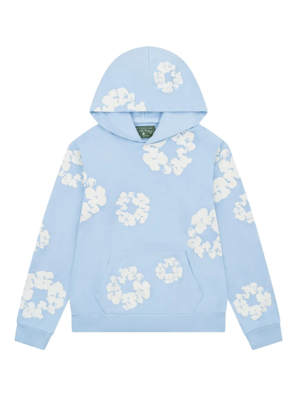 Denim Tears Moletom The Cotton Wreath com capuz | Azul | Image 1