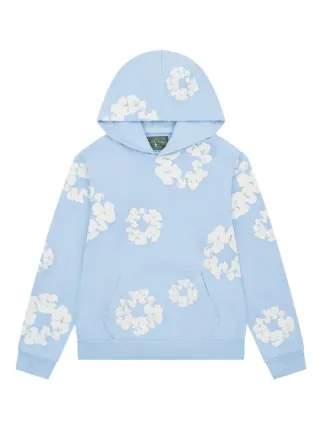 Denim Tears The Cotton Wreath Hoodie | Blau | FARFETCH DE