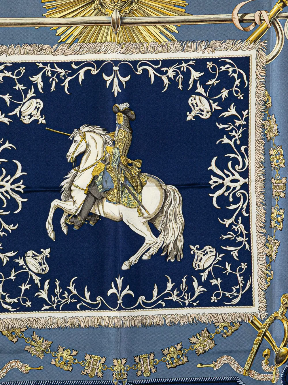 Hermès Pre-Owned mascada Lvdovicvs Magnvs de seda del siglo XX | Image 2