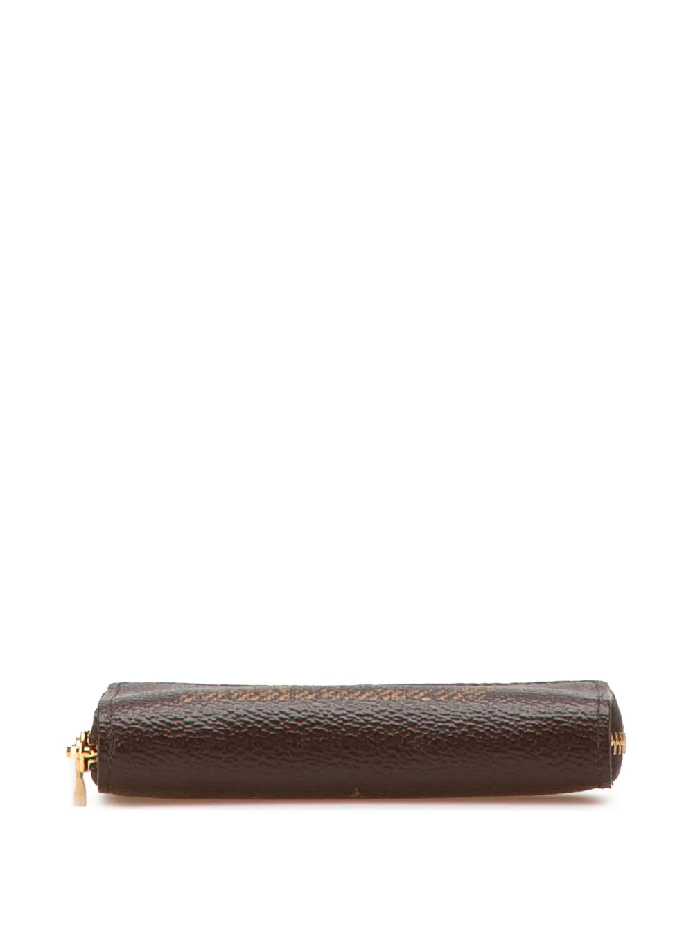 Pre-owned Louis Vuitton 2021-2024 Monogram Giant Zippy Purse Coin Pouch In Brown