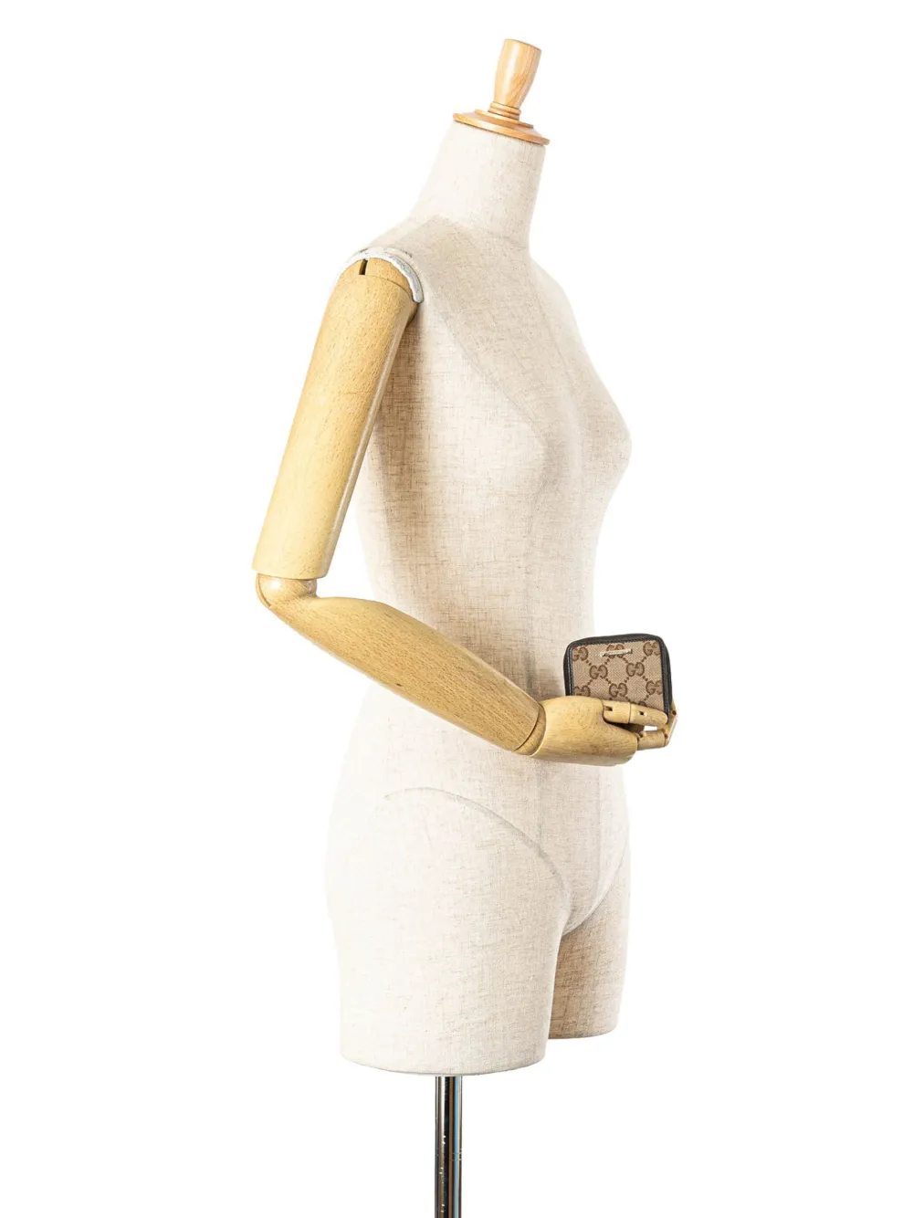 Gucci Pre-Owned Pouch portamonete in tela GG 2000-2015 | Image 7