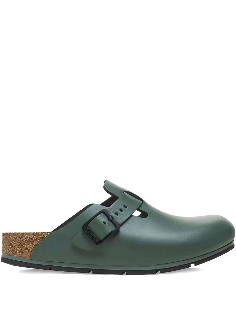 Birkenstock Boston Pro "Leather-Thyme" mules - Verde