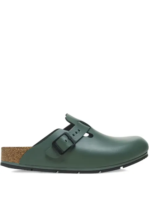 Birkenstock Boston Pro "Leather-Thyme" mules