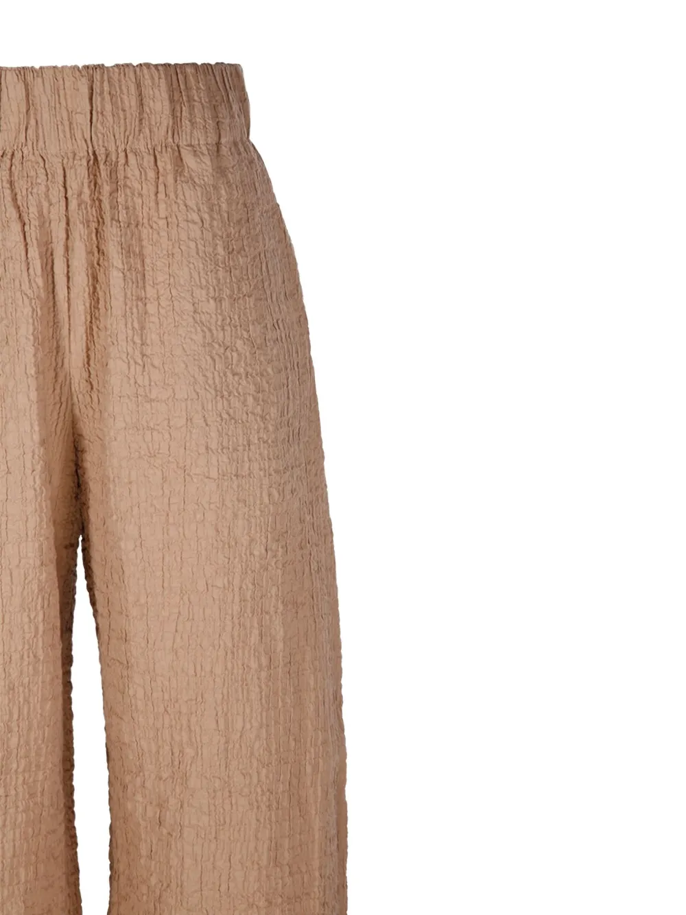 By Malene Birger Broek met elastische taille en textuur Bruin