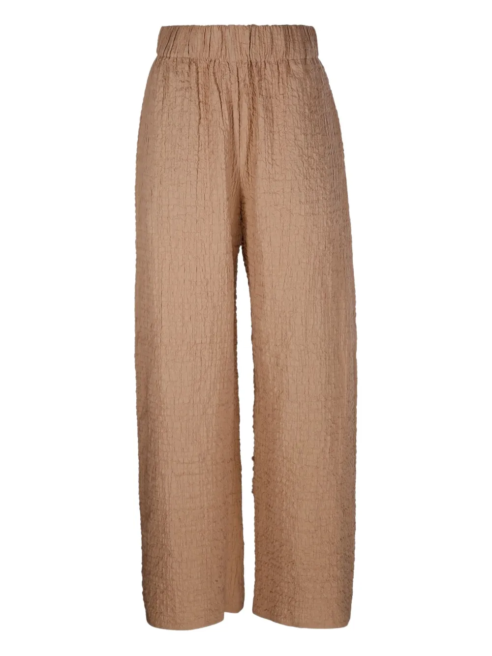 By Malene Birger Broek met elastische taille en textuur Bruin