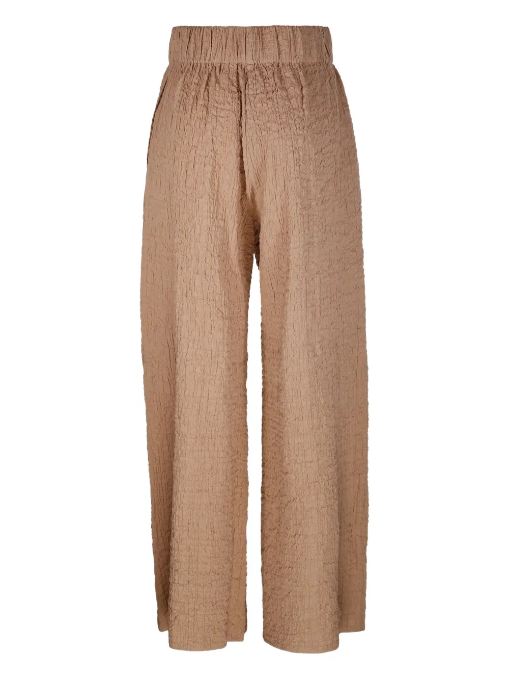 By Malene Birger Broek met elastische taille en textuur Bruin