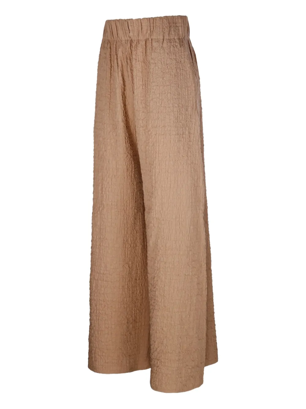 By Malene Birger Broek met elastische taille en textuur Bruin