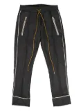 RHUDE Side-Stripe track pants - Black