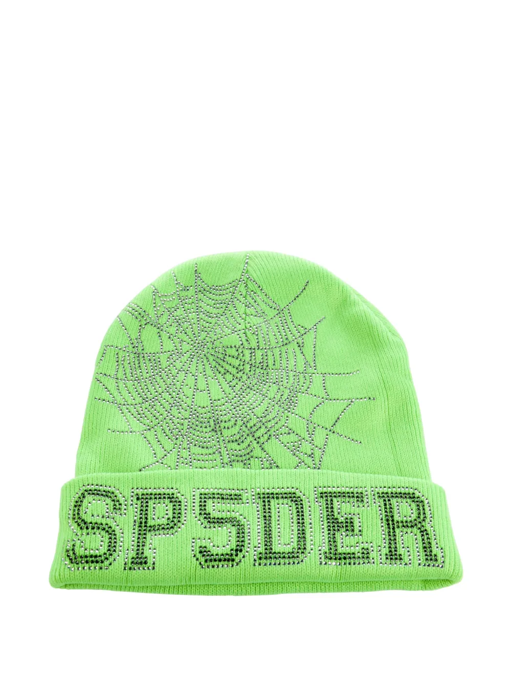 Sp5der Rhinestone-embellished Beanie