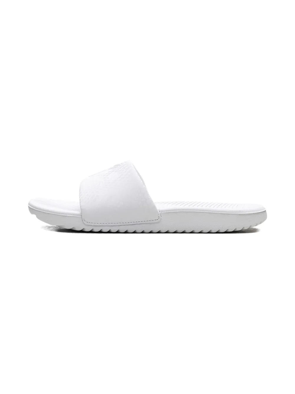 Nike Kids Kawa "Kobe Bryant Triple White" slides