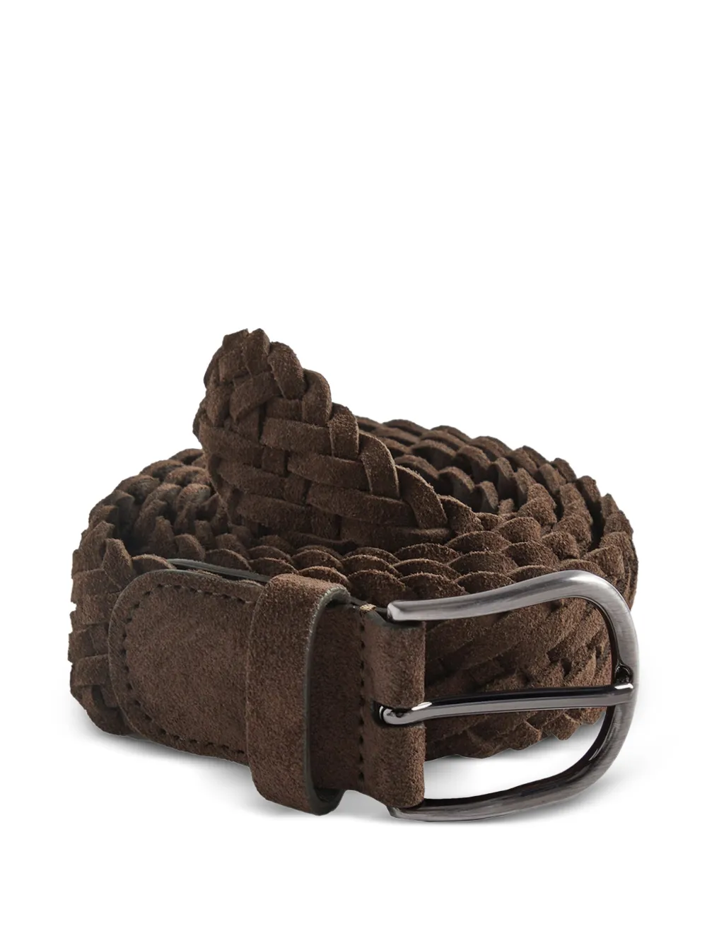 Anderson's braided belt - Marrone