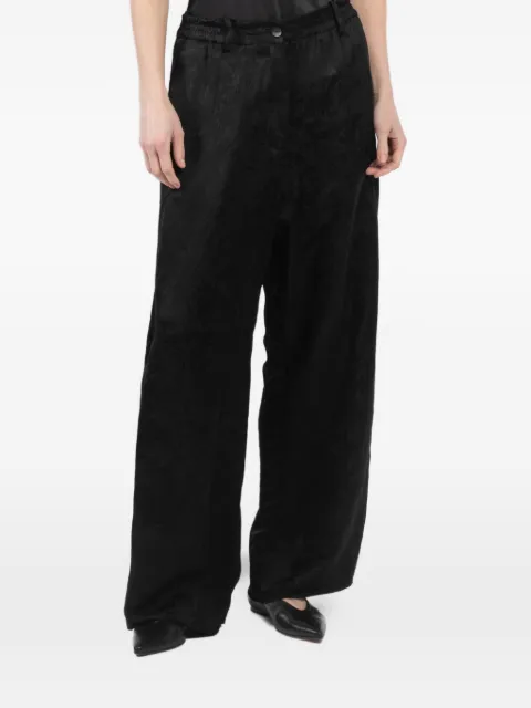 Masnada elasticated-waist palazzo pants