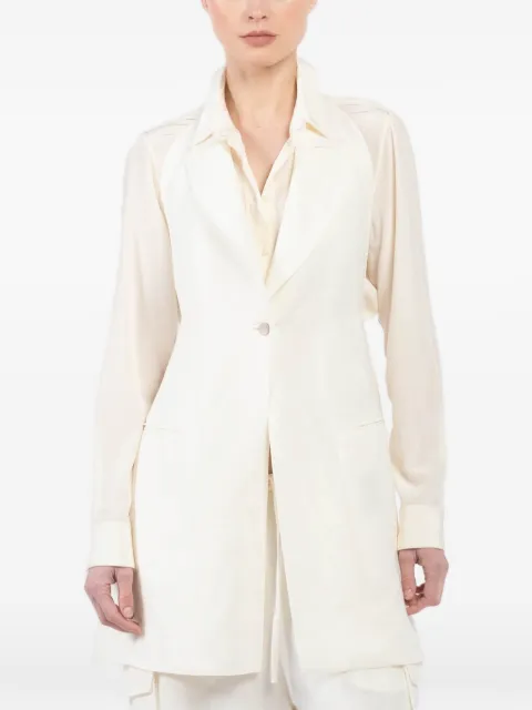 Masnada halterneck pocket gilet