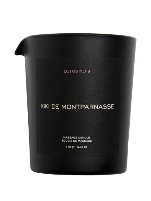 Kiki de Montparnasse Lotus N. 09 massage oil candle 