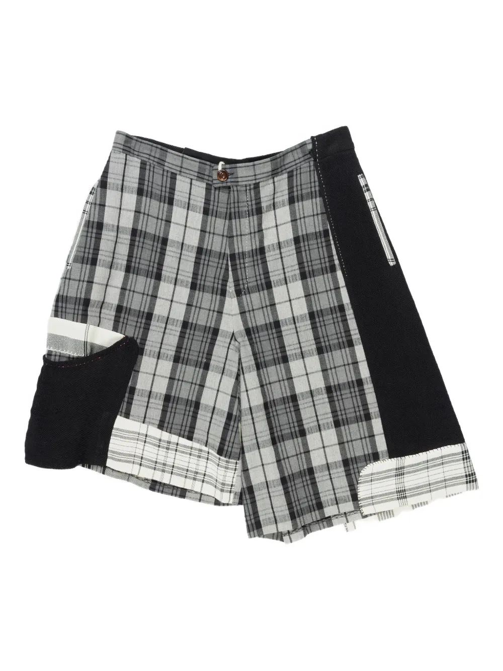 COMMUNS checked bermuda shorts | Grey | Image 1