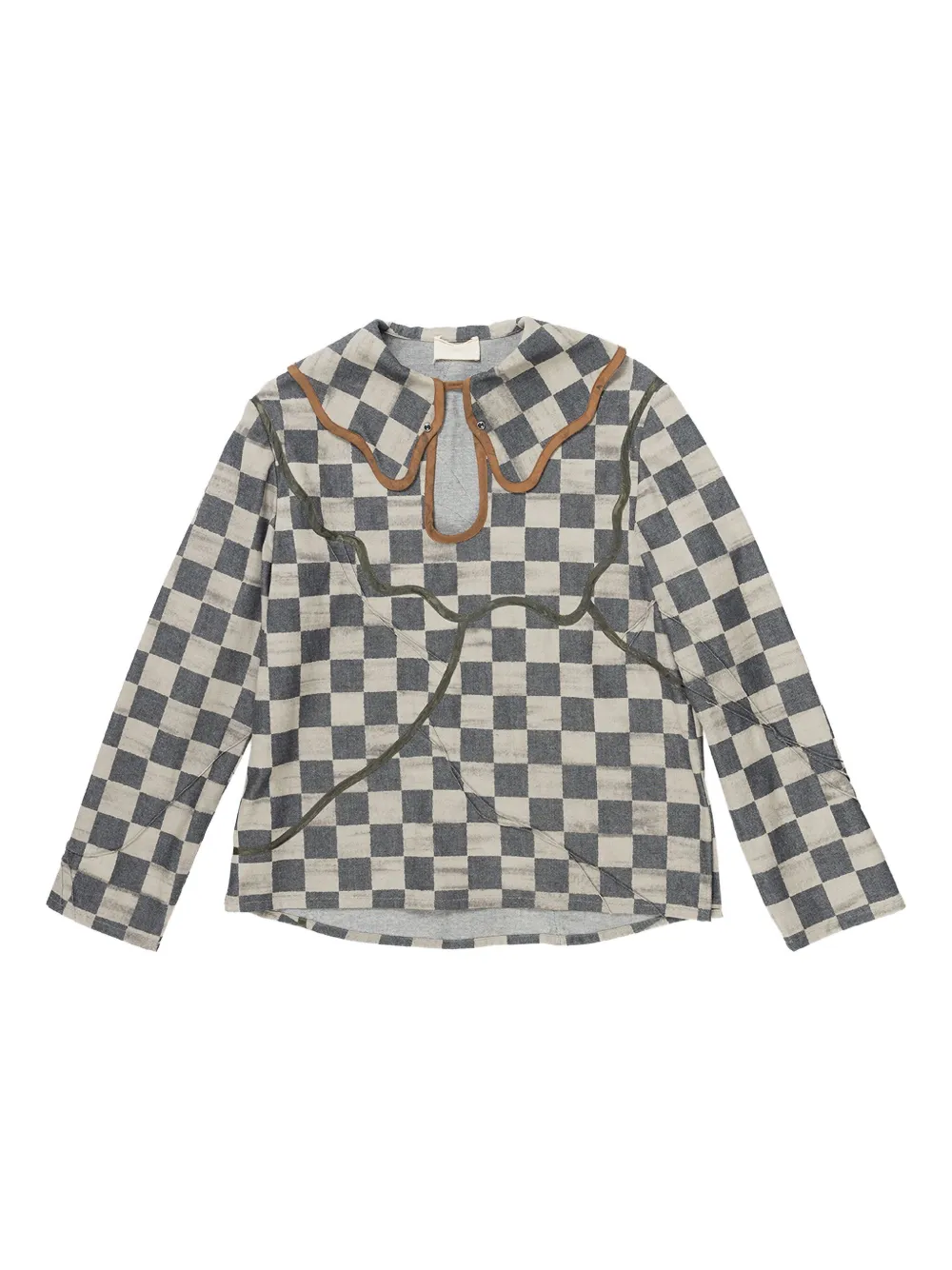COMMUNS camisa con cuadros estampados | negro | Image 1
