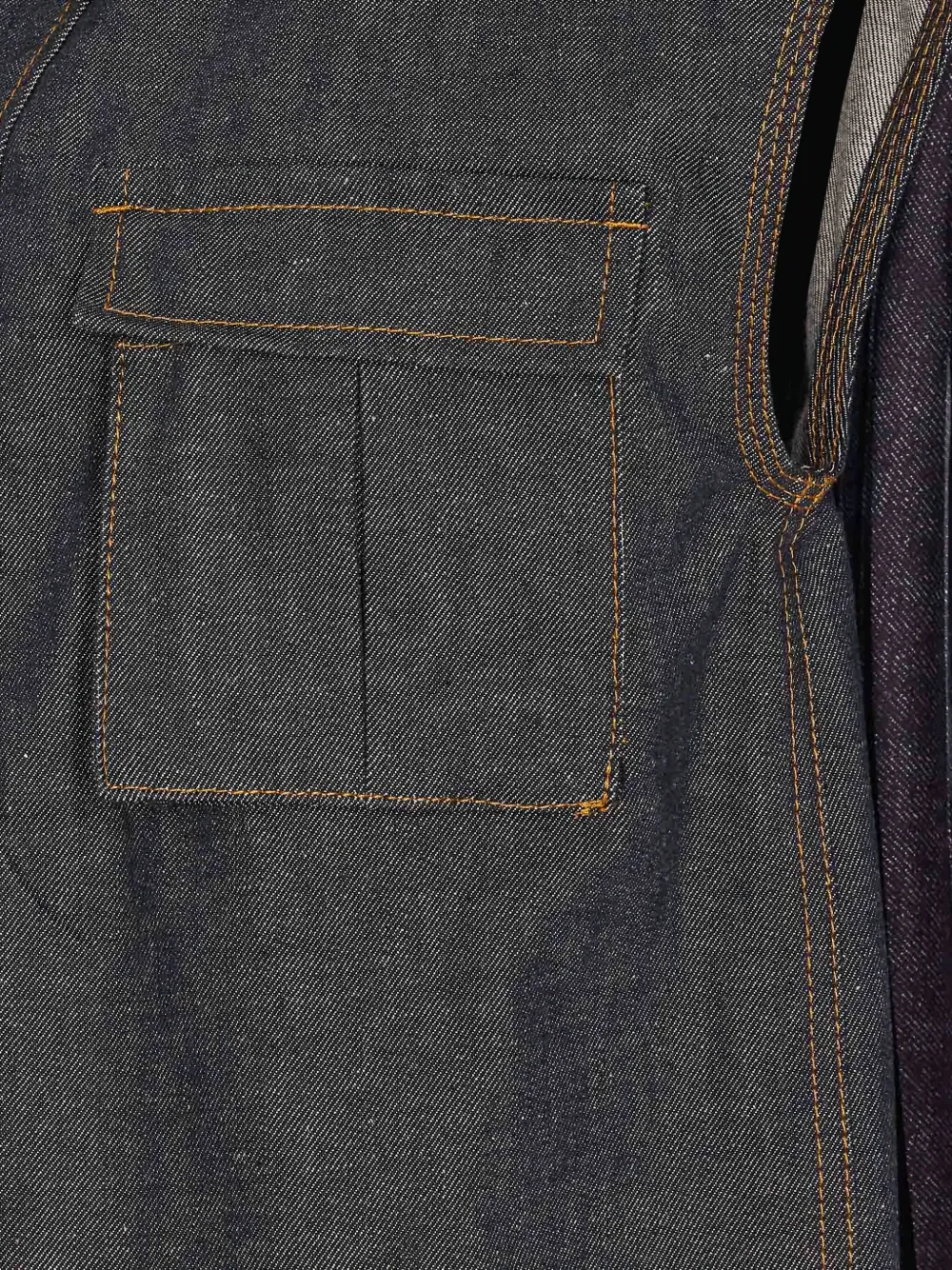 sacai Denim blouse Grijs