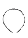 SHUSHU/TONG floral-motif headband - Black