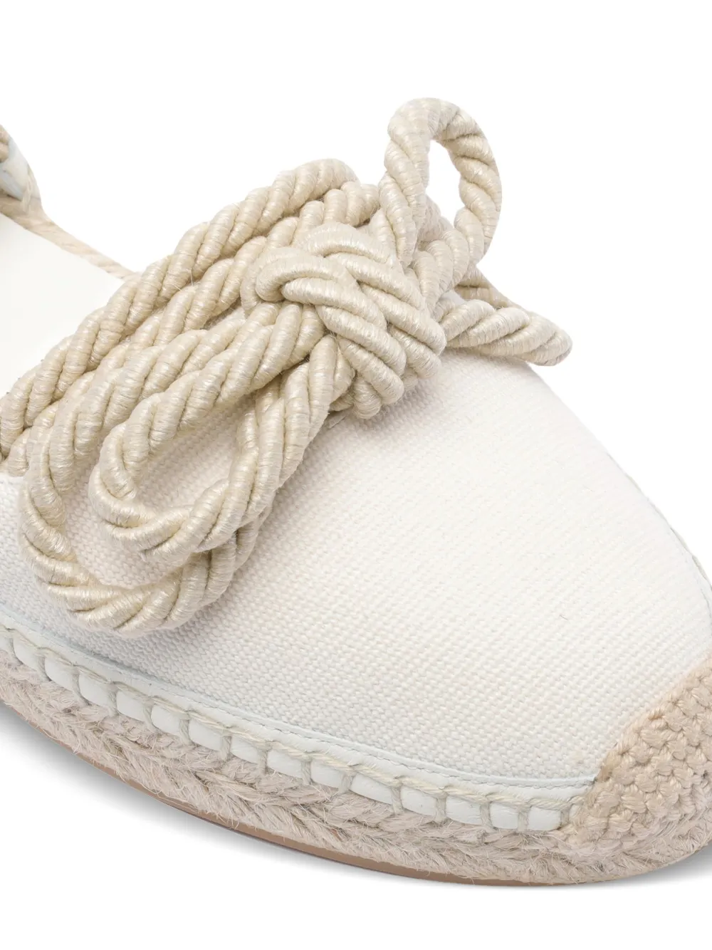 MACH 
MACH Double Bow Riviera espadrilles White