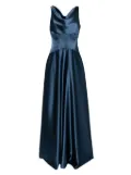 Amsale corset dropped waist gown - Blue
