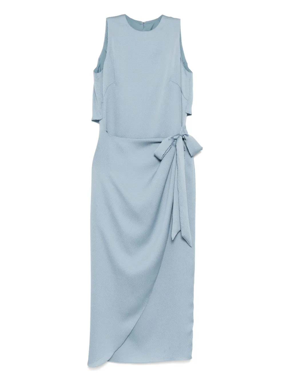Amsale vestido drapeado con falda | azul | Image 1