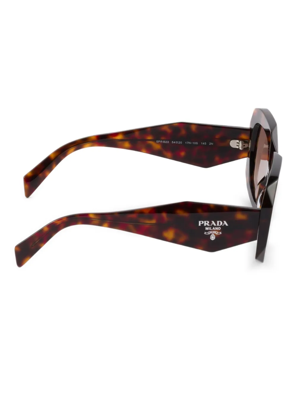 Prada Eyewear Zonnebril Bruin