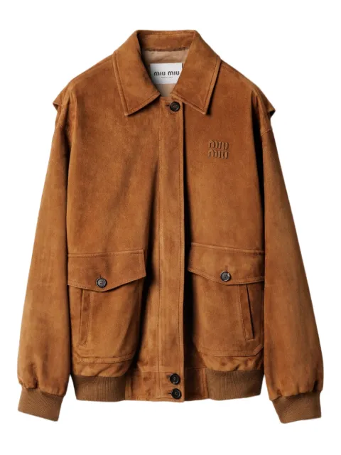 Miu Miu suede jacket