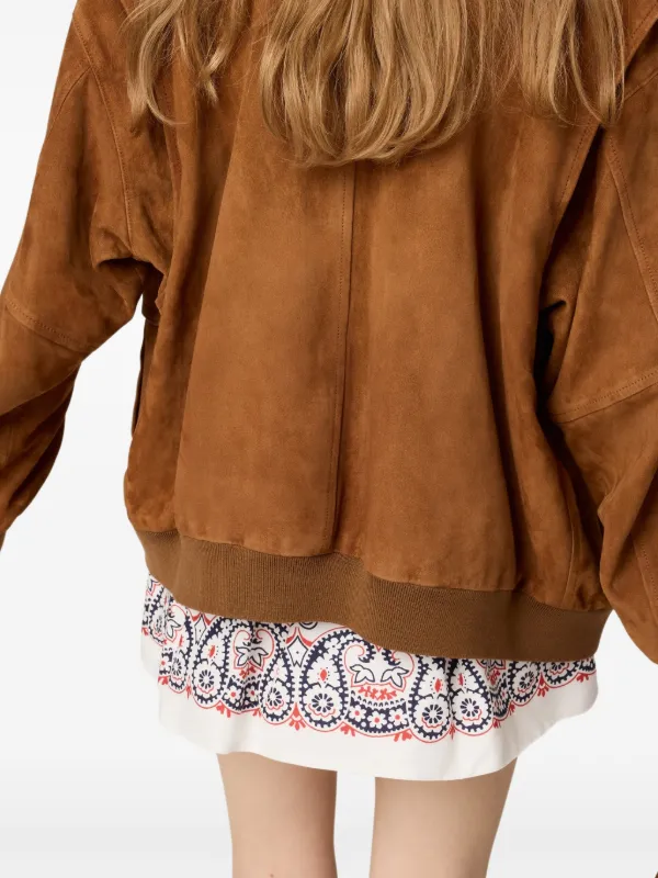 【関税&送料込】Miu Miu Quilted Nylon Jacket With Suede Deta Quilted nylon jacket with suede details MIU MIU - Nugnes1920