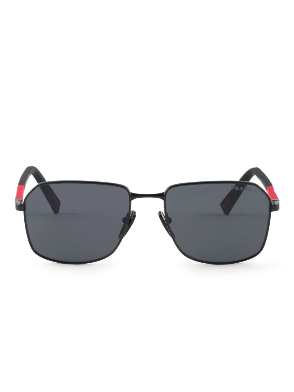 Prada Eyewear Zonnebril met piloten montuur Zwart