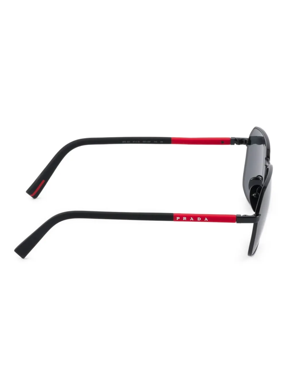 Prada Eyewear Zonnebril met piloten montuur Zwart