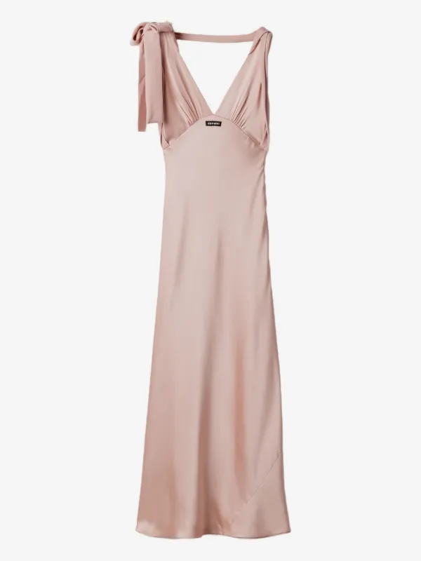 pink dress satin Strapless Fitted Gown La Divine CD379 – Sparkly Gowns to for all the events this season Lilly Sweetheart Satin Maxi Dress