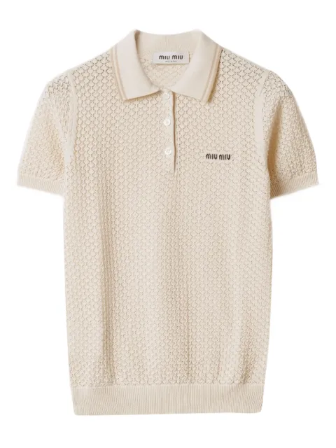 Miu Miu cotton polo shirt