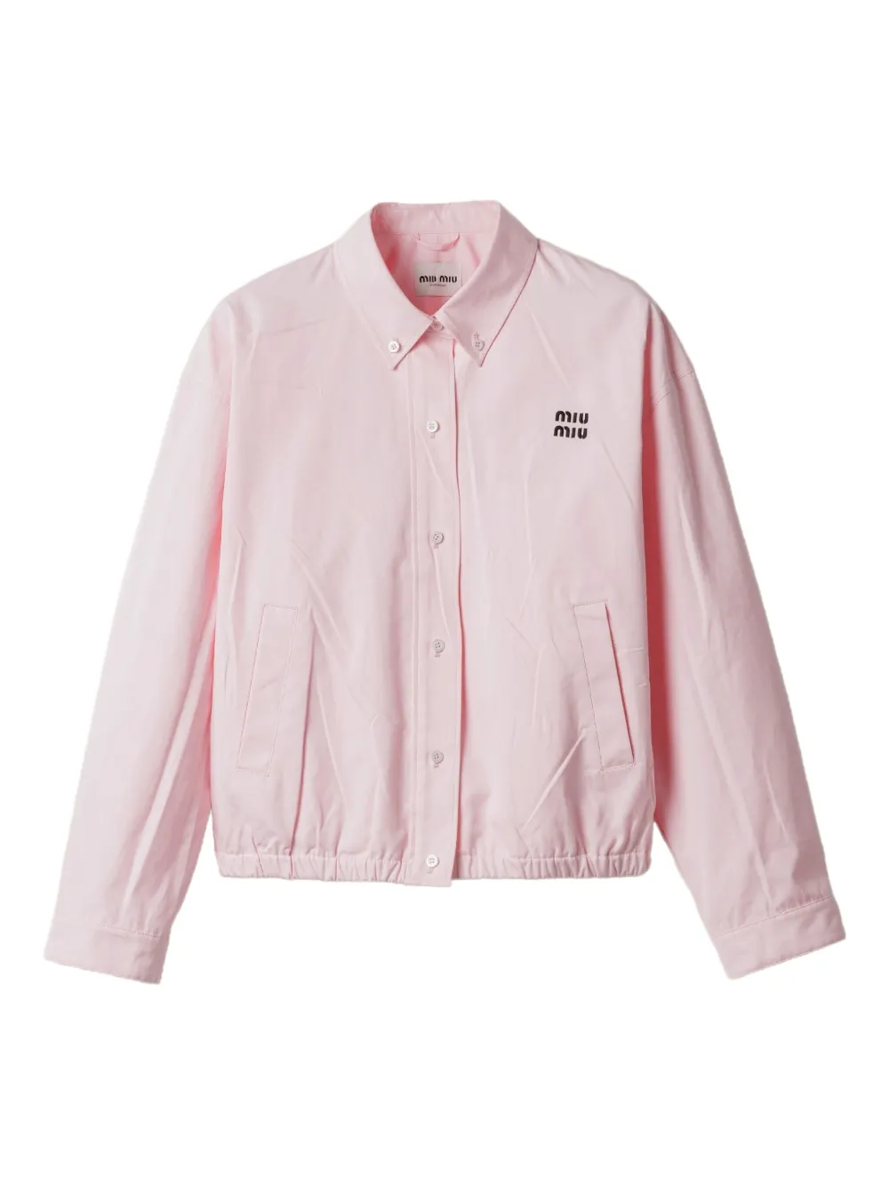 Miu Popeline shirtjack Roze