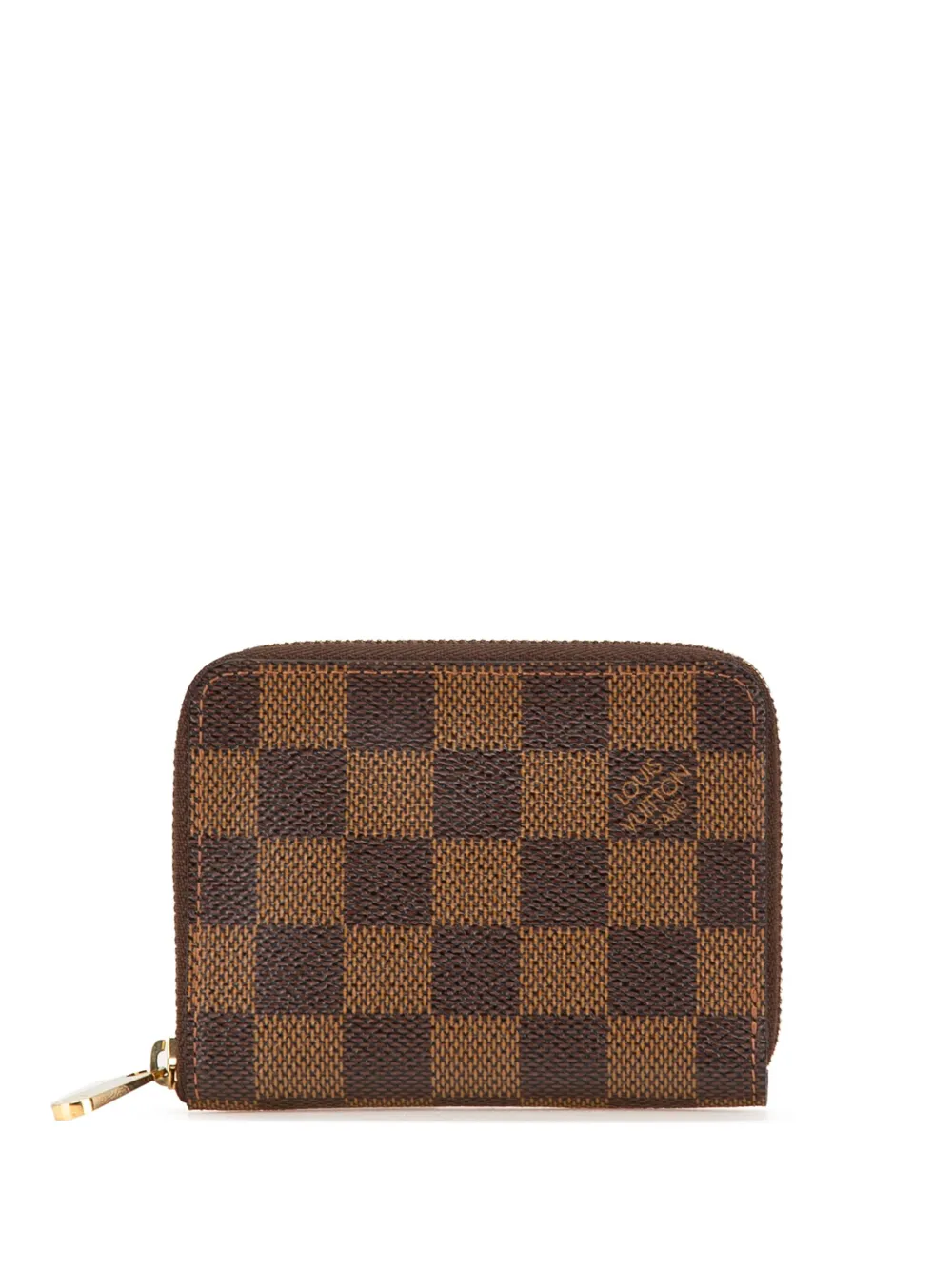 Louis Vuitton Pre-Owned 2012 Damier Ebene Zippy Purse coin pouch - Louis Vuitton Pre-Owned 2012 Damier Ebene Zippy Purse coin pouch -