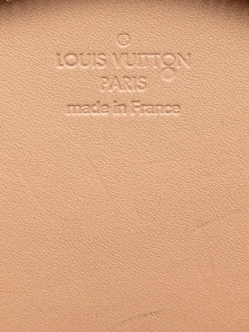 Pre-owned Louis Vuitton 2009 Monogram Vernis Round Coin Pouch In Brown