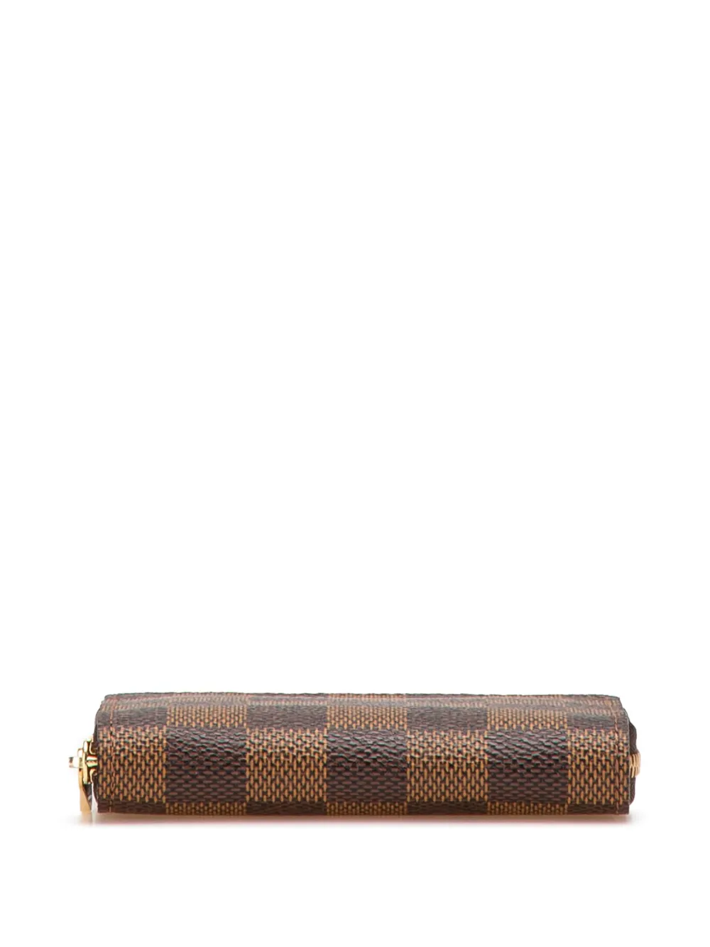 Pre-owned Louis Vuitton 2009 Damier Ebene Zippy Purse Coin Pouch In Brown