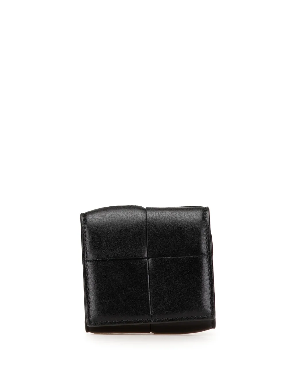 Bottega Veneta Pre-Owned 2021-2024 レザー イントレチャート カセット フォールド パース コインケース Bottega Veneta Pre-Owned 2021-2024 レザー イントレチャート カセット フォールド パース コインケース