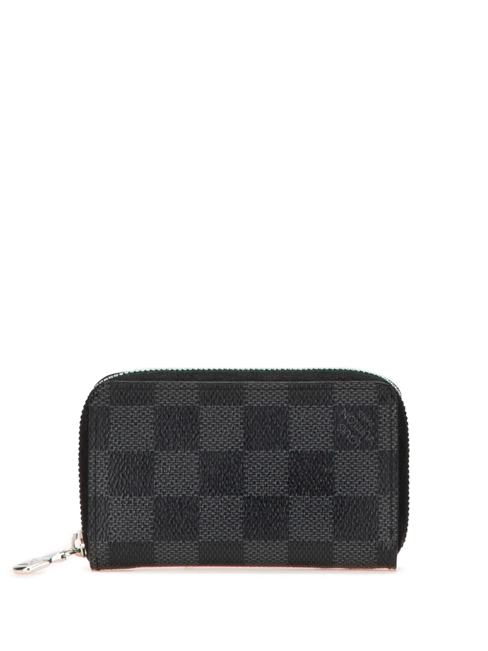Louis Vuitton Pre-Owned 2020 ダミエ グラフィット ジッピー コインケース - ブラック Louis Vuitton Pre-Owned 2020 ダミエ グラフィット ジッピー コインケース - ブラック