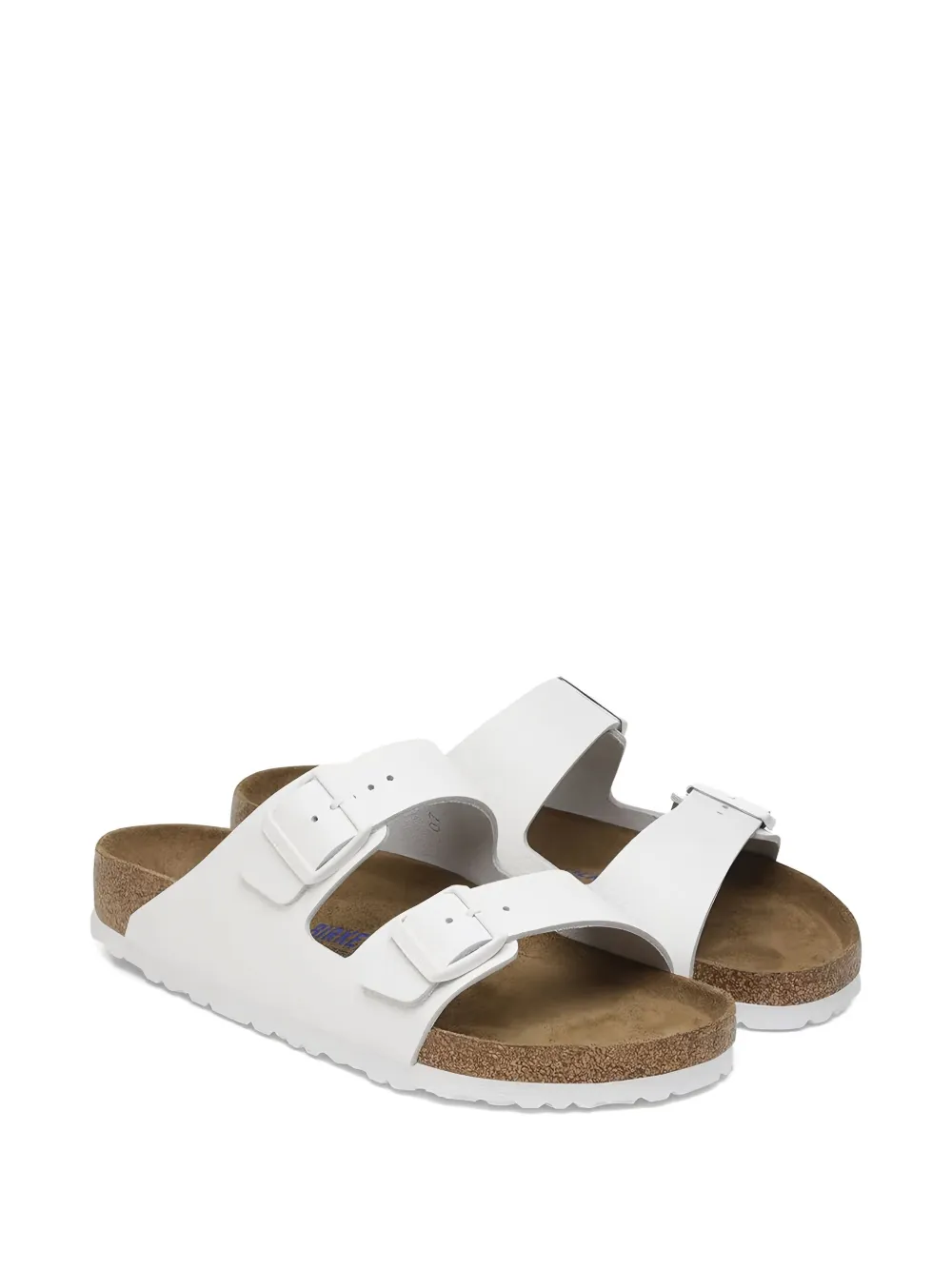 Birkenstock Arizona Soft Footbed "Leather - White" sandals | Flat Sandals | Image 2