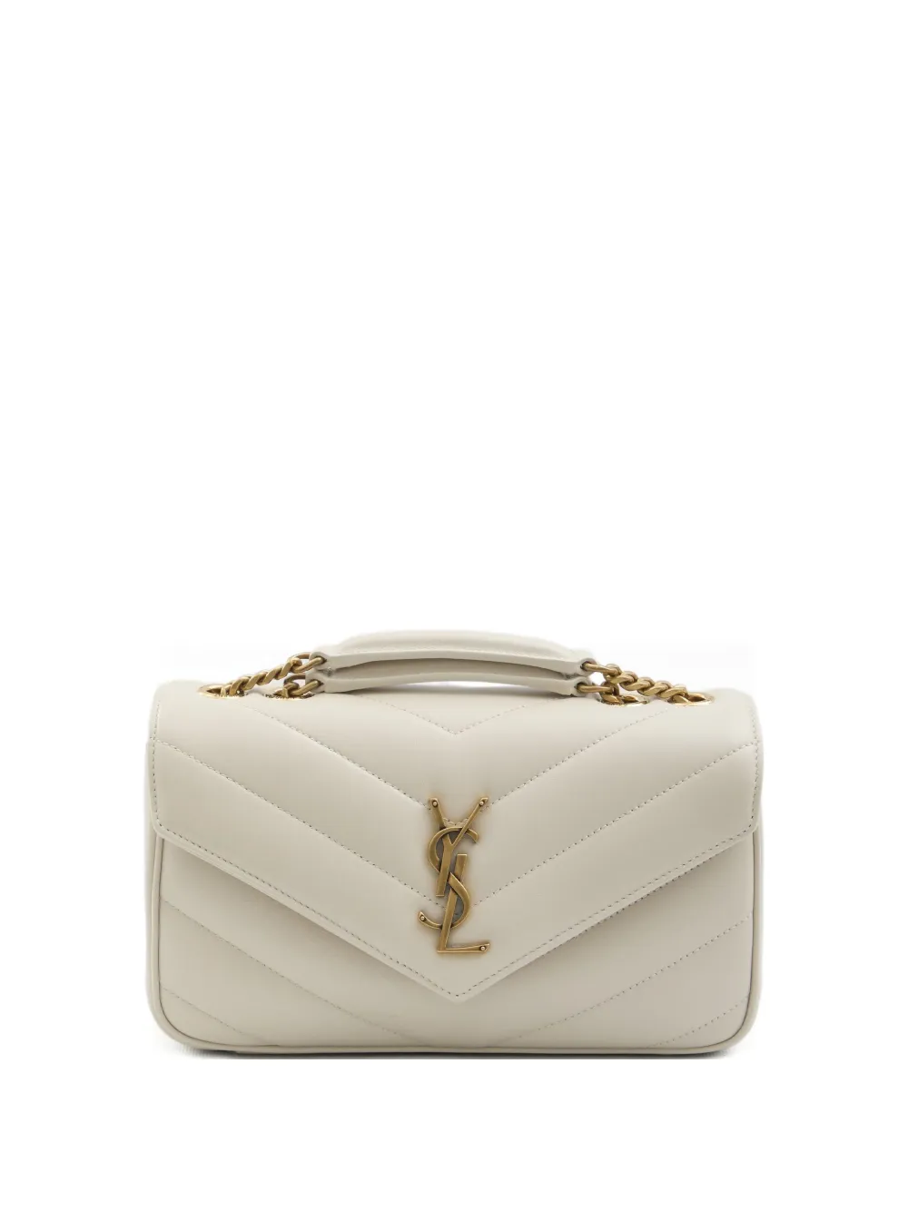 Saint Laurent ルル ショルダーバッグ S - ホワイト Saint Laurent ルル ショルダーバッグ S - ホワイト