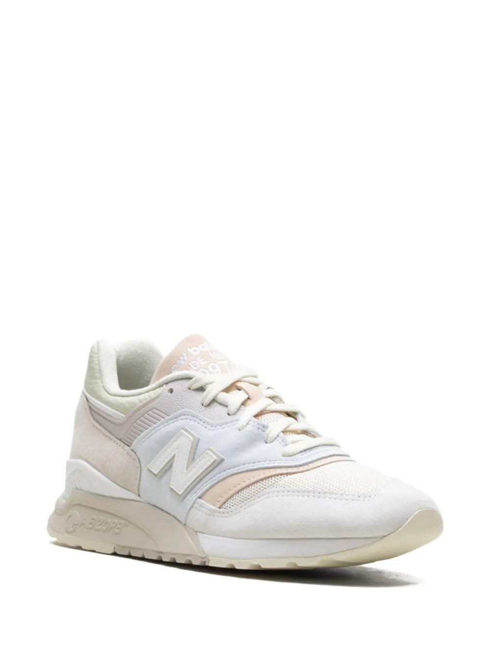 New Balance x MiUSA Kith Easter997.5 " White Ice Blue Peach" sneakers Beige