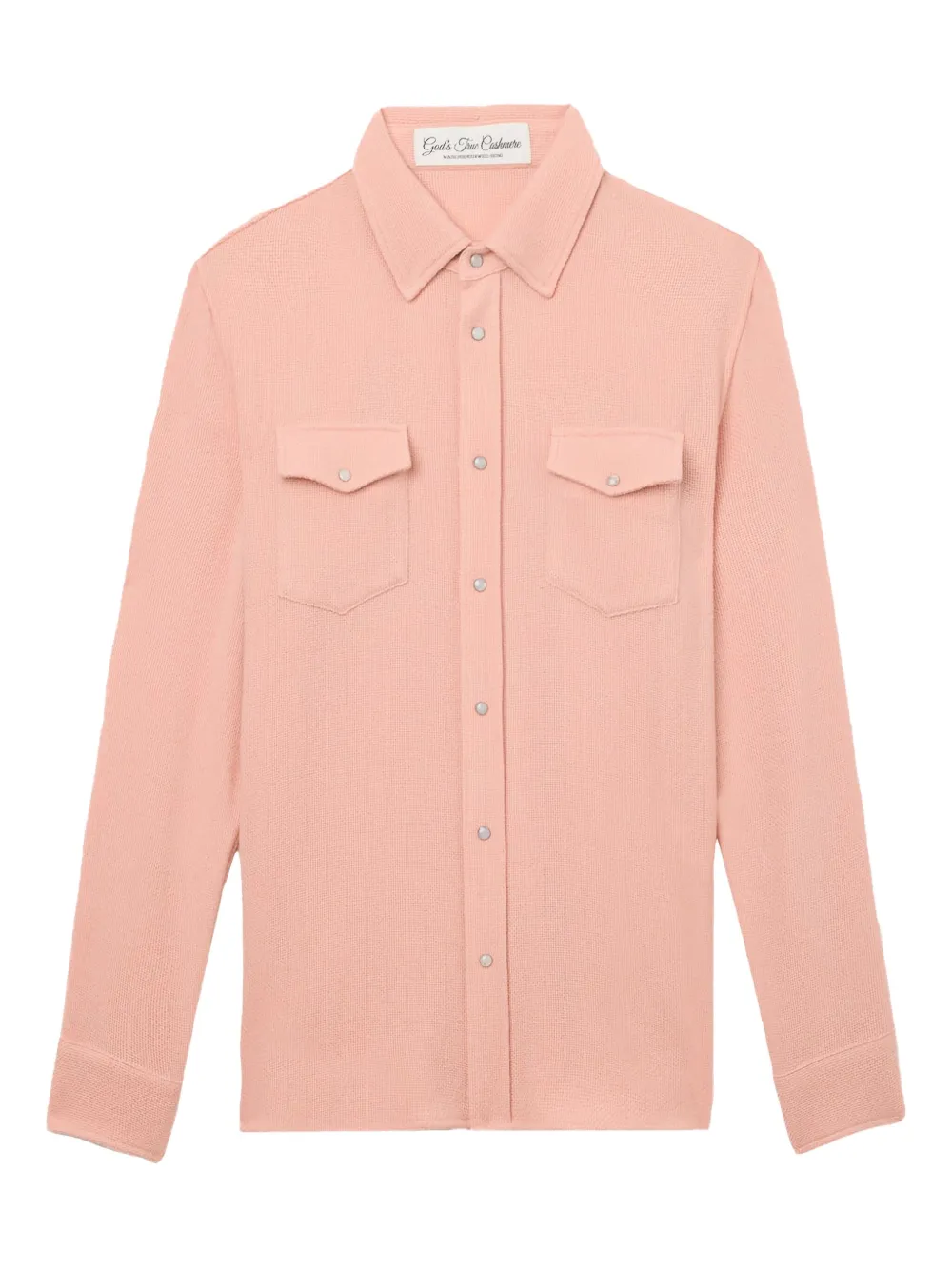 GOD'S TRUE CASHMERE Kasjmier shirt Roze