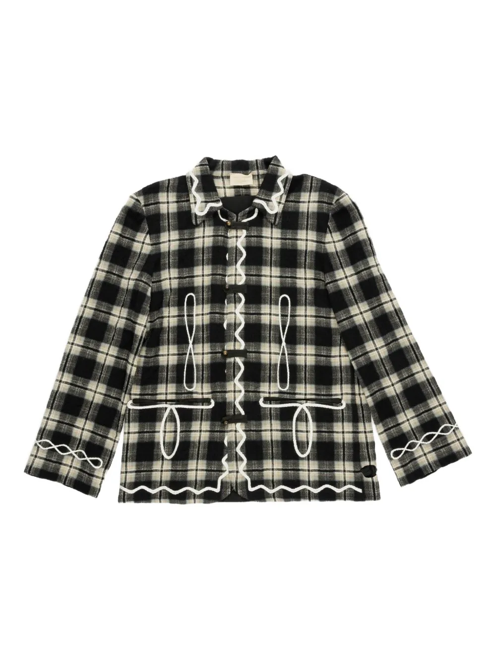 COMMUNS camisa con cuadros estampados | negro | Image 1