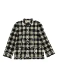 COMMUNS checked shirt - Black
